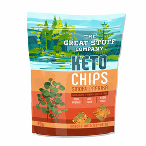 Keto Chips - Gluten-Free Cracker - Smoky Paprika