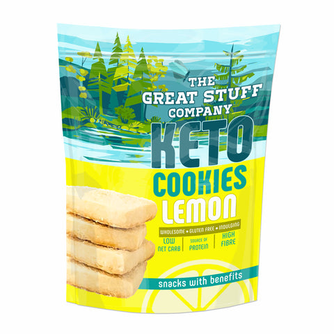 Keto Cookies - Lemon - 90g pouch - NEW!