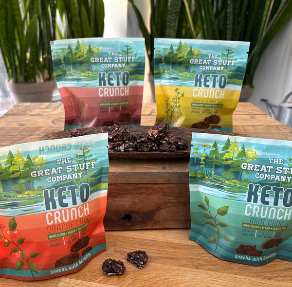 Keto Crunch - Mixed Flavours - 10 x 60g pouch