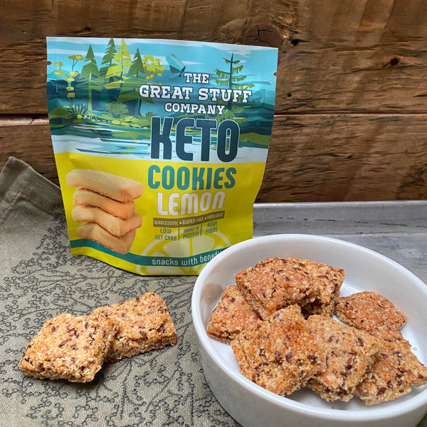 Keto Cookies - Lemon - 90g pouch - NEW!