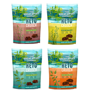 Keto Crunch - Mixed Flavours - 10 x 60g pouch