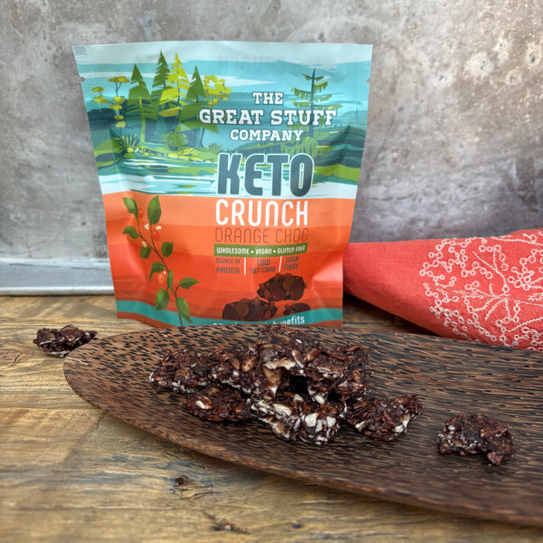 Keto Crunch - Orange Choc & Almond  - 60g pouch