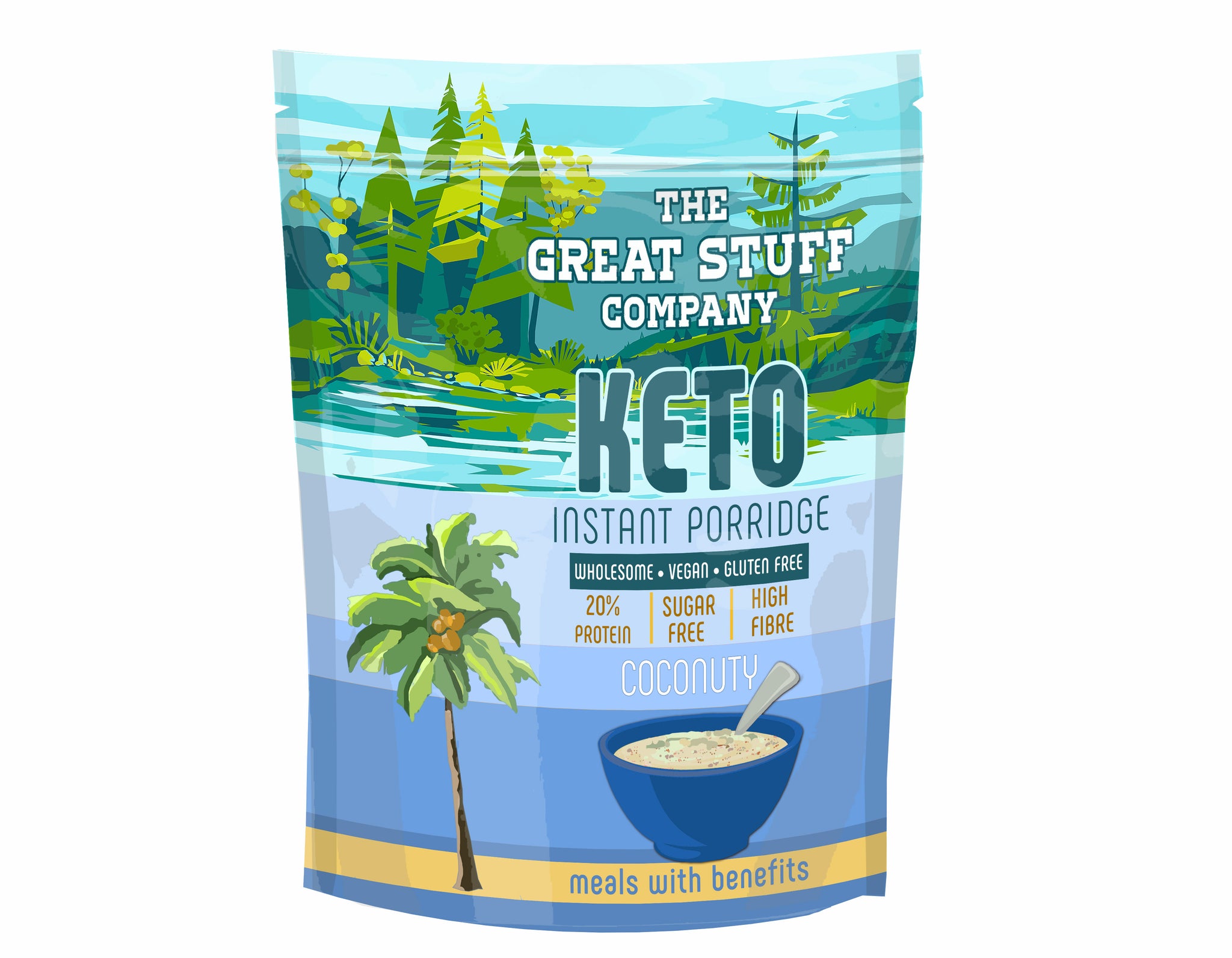 Keto Porridge - Coconutty - 190g bag - 5 servings