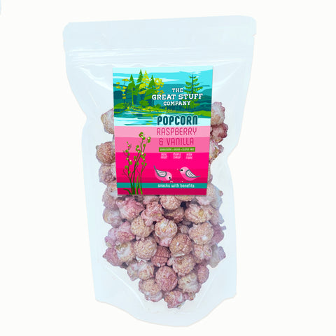 Sweet Raspberry & Vanilla Popcorn - 35g pouch