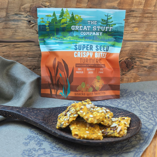 Super Seed Crispy Bites with Turmeric - Gluten Free  10 x 60g bags