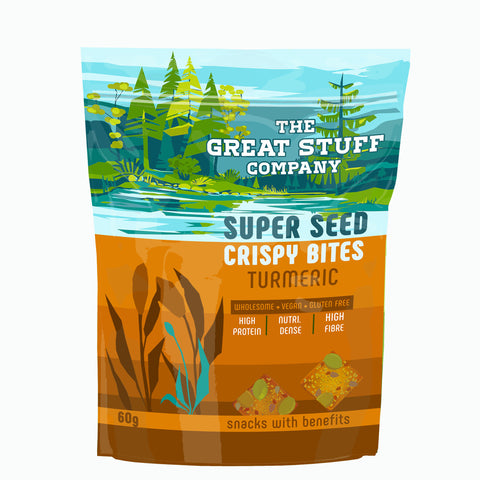 Super Seed Crispy Bites with Turmeric - Gluten Free  10 x 60g bags