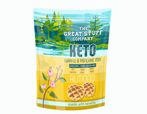 Keto Waffle & Pancake Baking Mix 190g, 5 servings