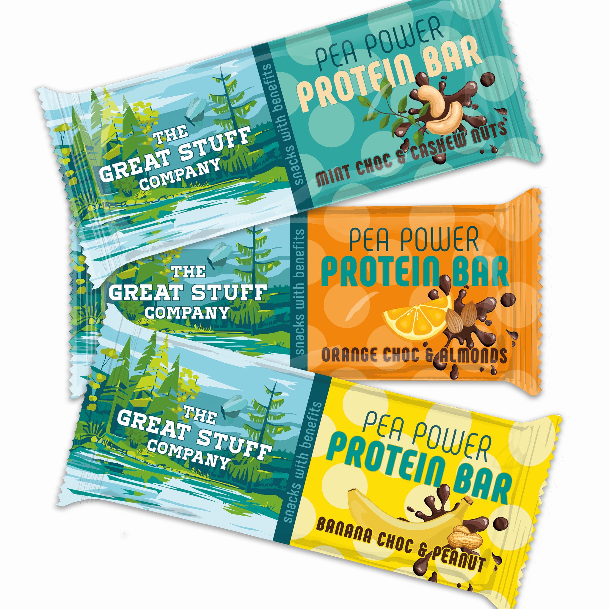 Pea Power Protein Bar - Mixed Flavours - Box of 12