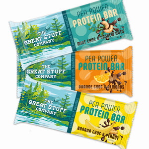 Pea Power Protein Bar - Mixed Flavours - Box of 12